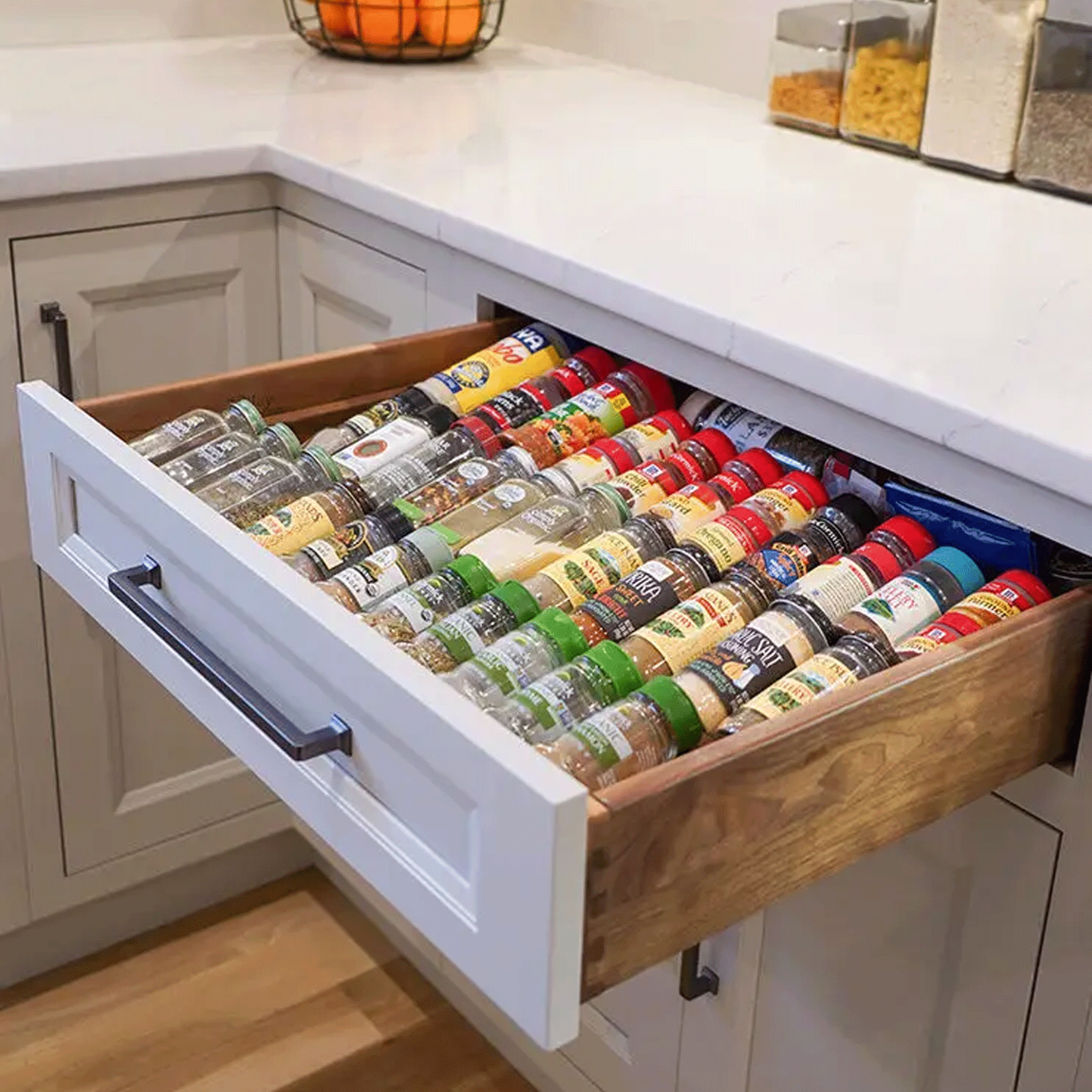 Drawer with Spice Storage in Rockville from Alladin Carpet and Floors
